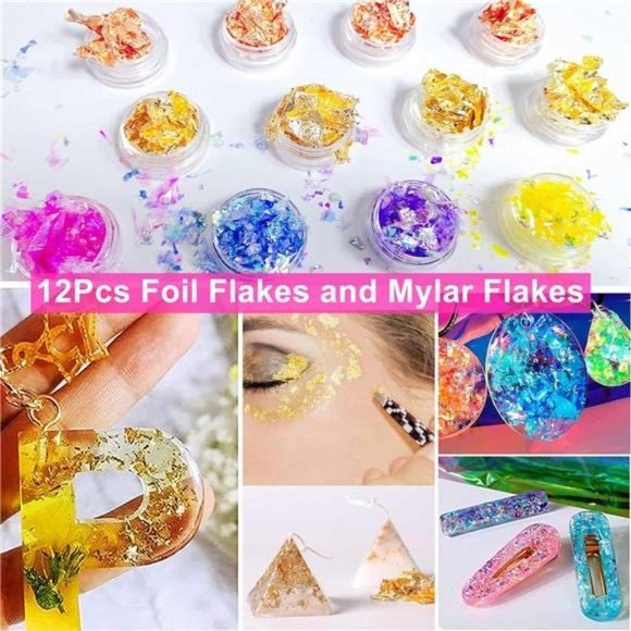 Alphabet Keychain Resin Mold SiliconeKit 208Pcs for EpoxyResin Casting Beginners - Picture 4 of 7